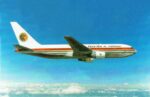 1984 Egypt Air Boeing 767-200 Postcard