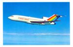 1984 TransBrazil Boeing 727 Postcard PT-TYP