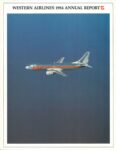 1984 Western Airlines 1984 Annual Report Cover