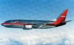 1985 USAir 737300 Postcard N351AU