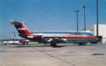 1985 USAir BAC111 Postcard