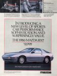 1986 Mazda RX-7. Introducing A New Level Of Sports Car Performance, Sophistication And Surprisingly, Value