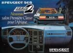 1986 Peugeot 505 SL Nouveau salon Premiere Classe pour 'Afrique