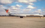 1988 USAir Experimental Livery DC-9 Postcard (2)