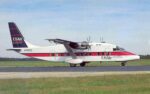 1988 USAir Express Shorts Postcard