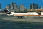1992 USAir Shuttle 727 Postcard
