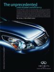 2010 Infiniti G Sedan. The unprecedented union of power and efficiency