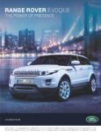 2012 Range Rover Evoque. The Power Of Presence