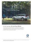 2012 Volkswagen Passat Alltrack. 7.15 Uhr. Und schon das spannendste Meeting des Tages