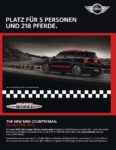 2014 Mini Countryman. Platz Für 5 Personen Und 218 Pferde