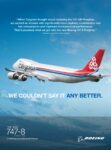 2014 We Couldn't Say It Any Better. The New 747-8 Freighter. Boeing