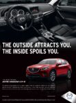2016 Mazda CX-5. The Outside Attracts You. The Inside Spoils You