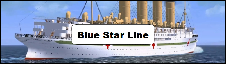Blue Star Line Poster and Ad Collection