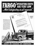 1940 Fargo ..'Operating Costs Are Very Low... Most Satisfactory in all respects'...