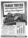 1940 Fargo Trucks Soar To Higher Sales Heights on Greater Owner Satisfaction!
