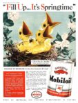 1940 'Fill Up... It's Springtime' Gargoyle Mobiloil