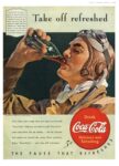 1940 Take off refreshed. Drink Coca-Cola. The Pause That Refreshes