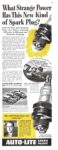 1940 What Strange Power Has This New Kind of Spark Plug. Auto-Lite