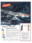 1943 'H.M.C.S. Ottawa torpedoed and sunk' John Labatt Limited