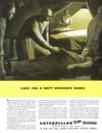 1943 Light For A Navy Surgeon's Hands. Caterpillar Diesel