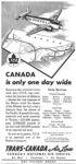 1943 TCA Canada is only one day wide. Trans-Canada Air Lines
