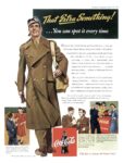 1943 That Extra Something! ... You can spot it every time. Coca-Cola