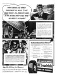 1943 'Your Advice Has Added Thousands O Miles To My Truck Tires! B.F. Goodrich Came To My Rescue When Tires Where M Biggest Headache'