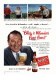 1949 Victor McLaglen. ‘Blatz is Milwaukee’s Finest Beer!’