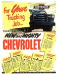 1951 Chevrolet Truck. For Your Trucking Job...