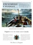 1951 Exclusively Canadian... Seagram Tells The World About Canada