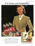1951 For home and hospitality. Coca-Cola