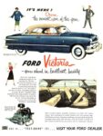 1951 Ford Victoria. It's Here! Dream the newest car of the year