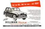 1951 Hillman Minx. Not too Big ... Not too Small... Just Right!