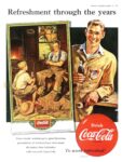 1951 Refreshment through the years. Drink Coca-Cola