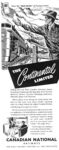 1951 The Continental Limited. Canadian National Railways