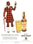 1951 The best Scotch whisky is born... not made. Gilbey's Spey-Royal