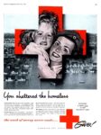 1951 You sheltered the homeless, the work of merry never ends... Red Cross Give!