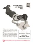 1952 Please Make My Daddy Well. Armed Forces Blood Donor Program. Call Your Red Cross Today!