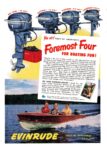 1952 Yes sir! They're America's Foremost Four For Boating Fun! Evinrude