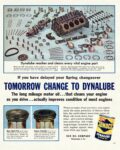 1956 If you have delayed your Spring changeover Tomorrow Change To Dynalube. Sunoco