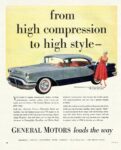 1956 Oldsmobile Ninety-Eight DeLuxe Holiday Sedan, from high compression to high style