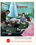 1957 Creative Entertaining. Coca-Cola. Sign Of Good Taste