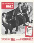 1957 Like Your Pleasure Big. Smoke For Real Smoke Chesterfield