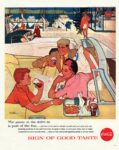 1957 The pause at the drive-in is part of the fun... Sign Of Good Taste Coca-Cola