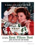 1958 It makes good sense to give Kent ... and good smoking, too