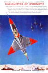 1959 Convair's F-108 Delta Darts - All Weather interceptors. Silhouettes Of Strength