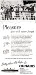1960 Pleasure you will never forget. Cunard