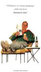 1960 'Why just sit there reading. ... join me in a Molson's Ale'