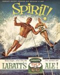 1961 Canada's Fastest Growing Ale Because It Has Spirit! Labatt's Ale!