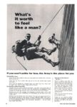 1962 What's it worth to feel like a man. If you won't settle for less, the Army's the place for you